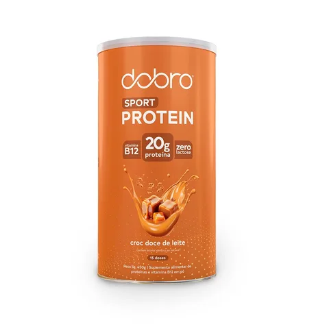 Sport Protein Dobro Croc Doce de Leite 450 g — embalagem
