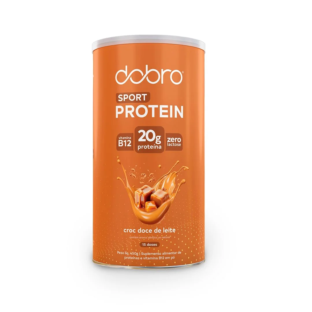 Sport Protein Dobro Croc Doce de Leite 450 g — embalagem
