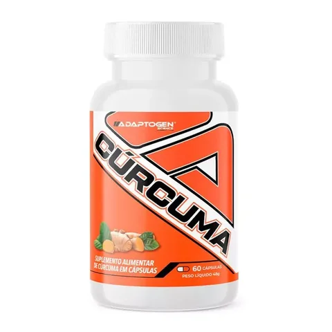 Cúrcuma Adaptogen 60 cápsulas — embalagem