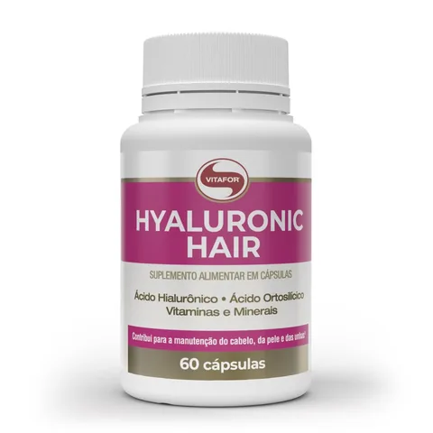 Hyaluronic Hair 60 cápsulas Vitafor — embalagem