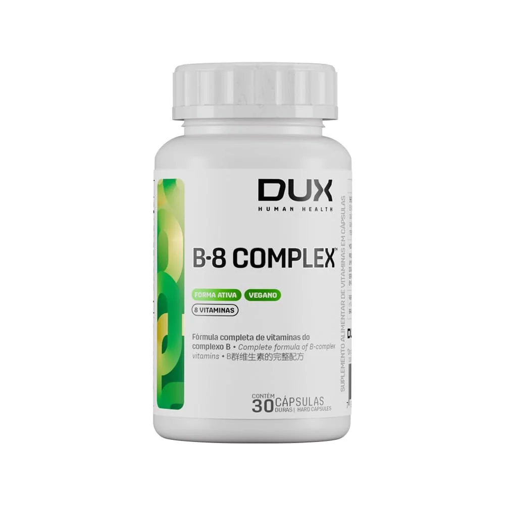 B-8 Complex DUX 30 cápsulas — embalagem