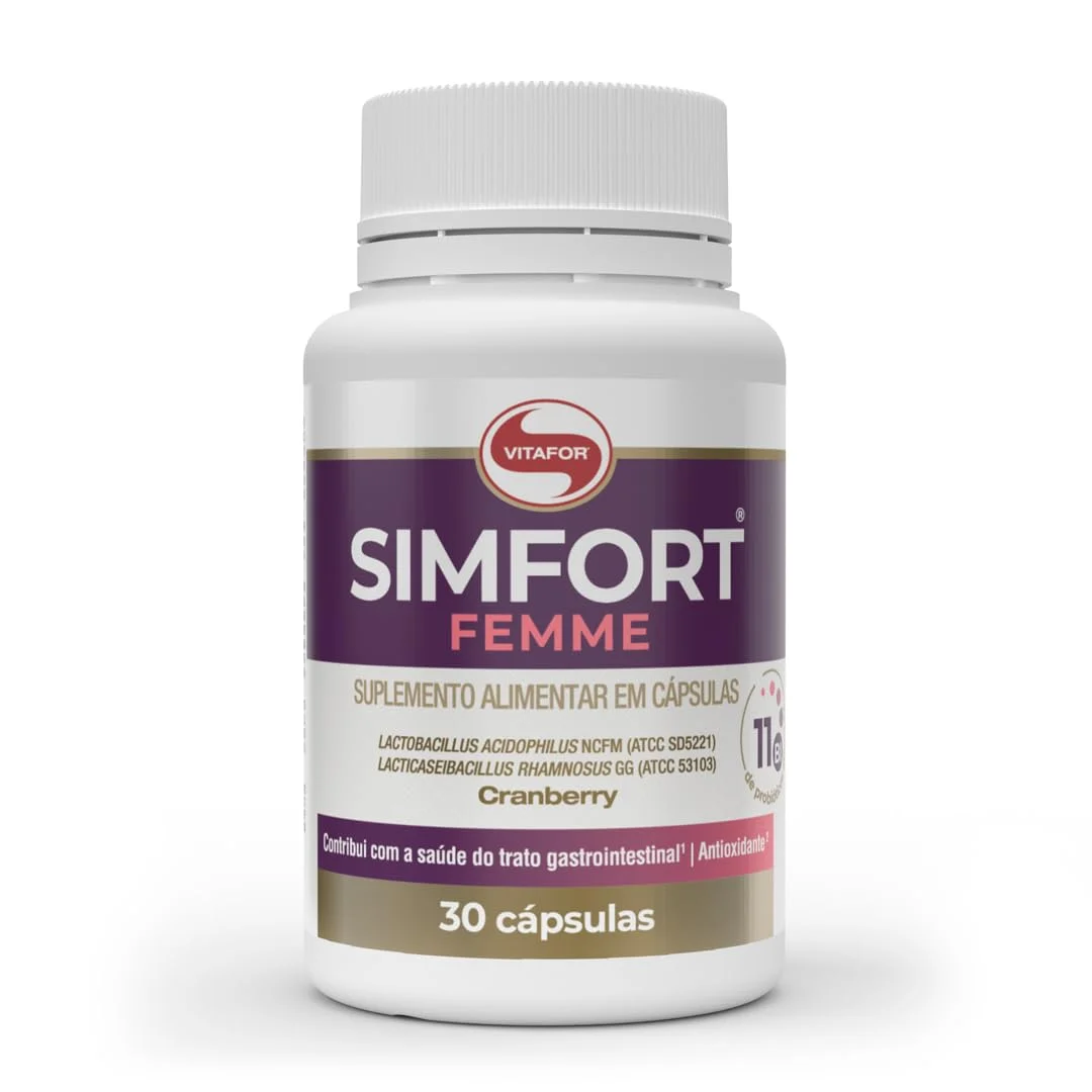 Simfort Femme 30 cápsulas Vitafor — embalagem