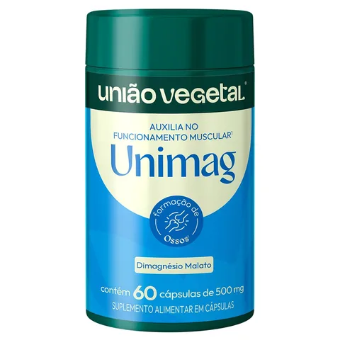 Unimag 60 cápsulas União Vegetal — embalagem