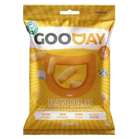 Snack Gooday Mix Nutri Quatro Queijos 50 g — embalagem