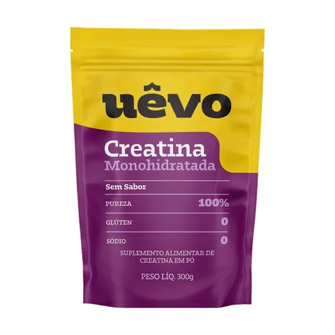 Creatina UÊVO Refil 300g — embalagem