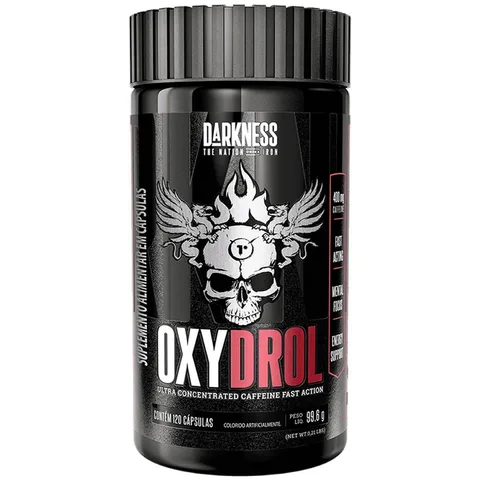 Oxydrol Darkness 120 cápsulas — embalagem