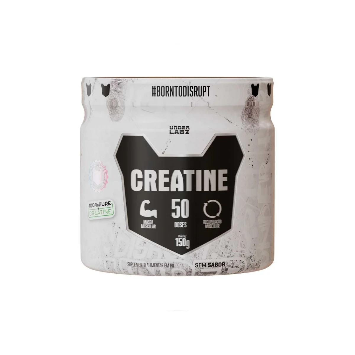 Creatina Under Labz 150g — embalagem