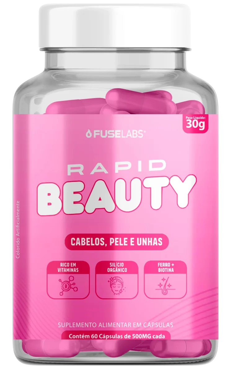 Rapid Beauty FuseLabs, 60 cápsulas — embalagem