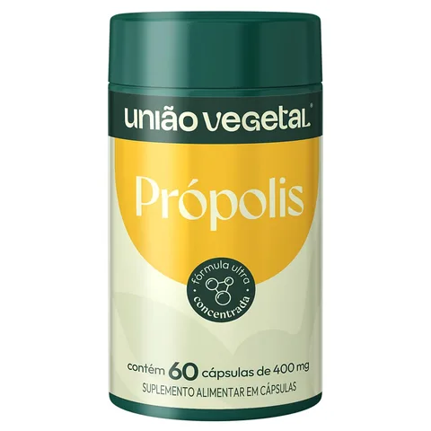 Própolis 60 cápsulas União Vegetal — embalagem