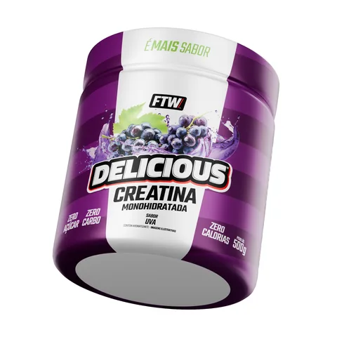 Delicious Creatina FTW Uva 500 g — embalagem
