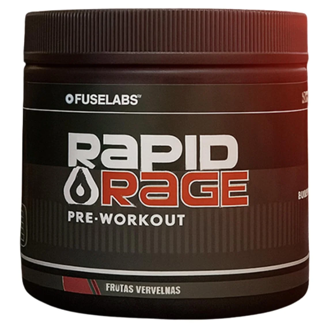 Rapid Rage FuseLabs Frutas Vermelhas, 300 g — embalagem