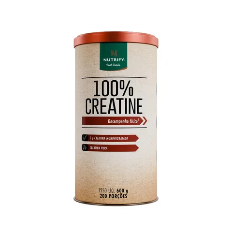 Creatina Nutrify lata 600 g — embalagem