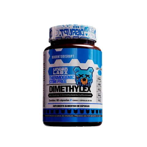 Dimethylex Stim Free Under Labz 60 cápsulas — embalagem
