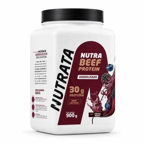 Nutra Beef Nutrata Frutas Roxas 900 g — embalagem