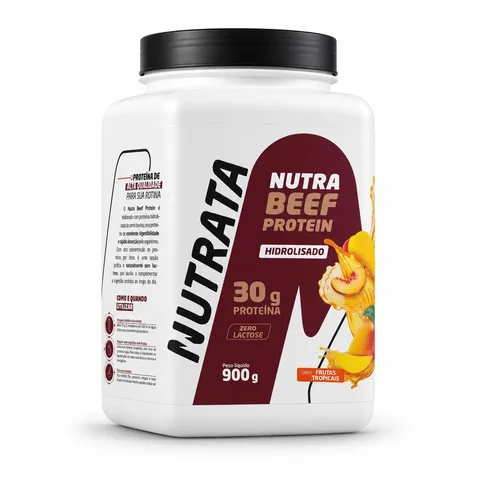 Nutra Beef Nutrata Frutas Tropicais 900 g — embalagem