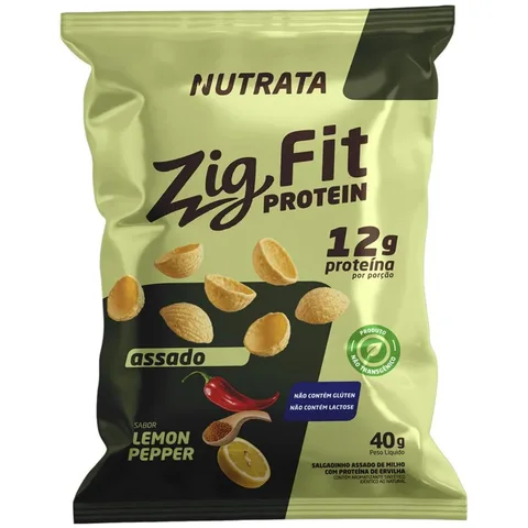 Zig Fit Protein Nutrata Lemon Pepper 40 g — embalagem