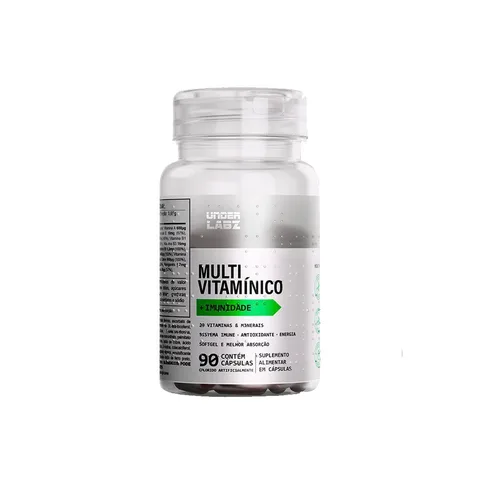Multivitamínico Under Labz 90 cápsulas — embalagem