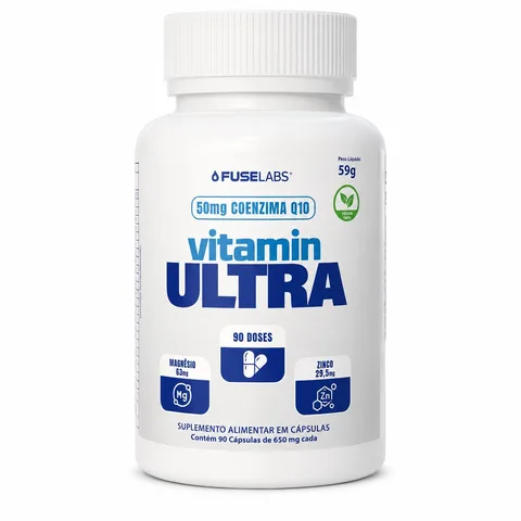 Vitamin Ultra FuseLabs com CoQ10, 90 cápsulas — embalagem