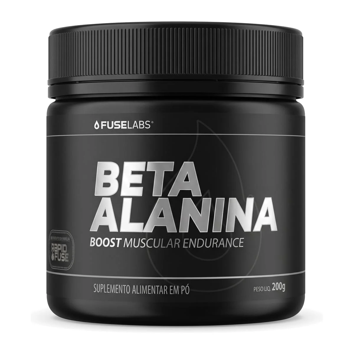 Beta Alanina FuseLabs em pó, 200 g — embalagem