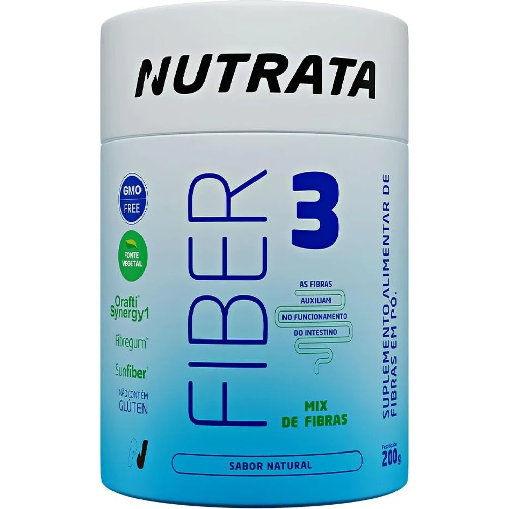 Embalagem de Fiber 3 Nutrata 200 g
