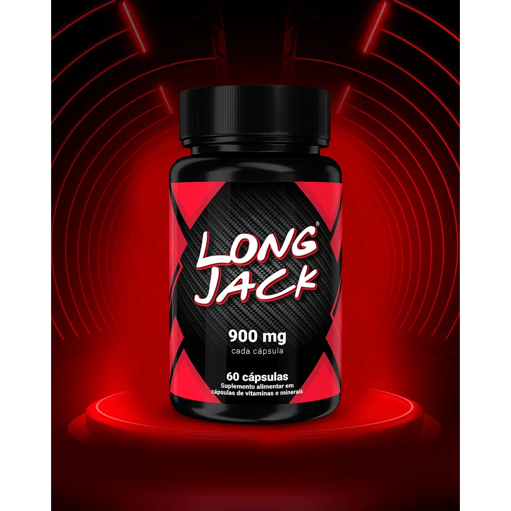 Pote Long Jack Original 900 mg com 60 cápsulas