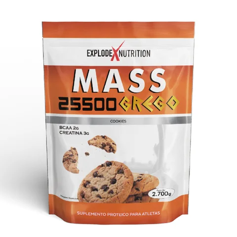 Embalagem de Explode Mass 25500 Grego Cookies refil 2,7 kg
