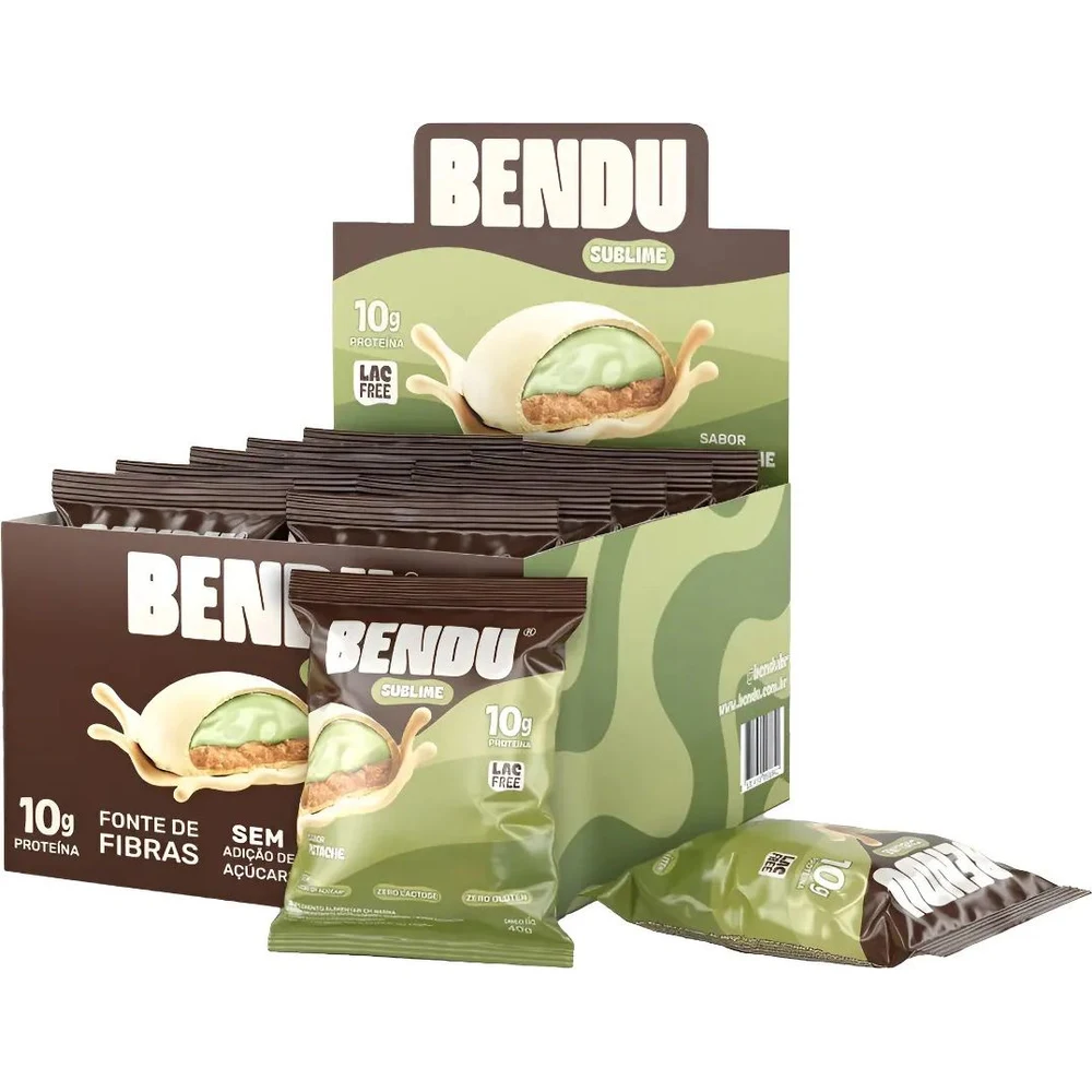 Embalagem de Bendu Sublime Pistache display 10 × 40 g