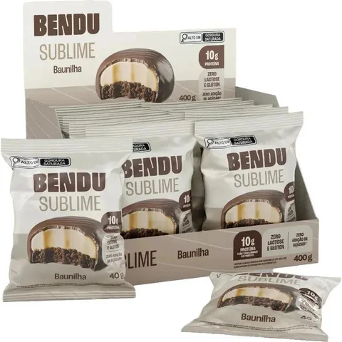 Embalagem de Bendu Sublime Baunilha display 10 × 40 g