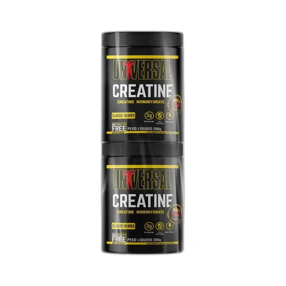 Creatine Powder Combo 2x200g Universal Nutrition, 2 × 200 g — embalagem