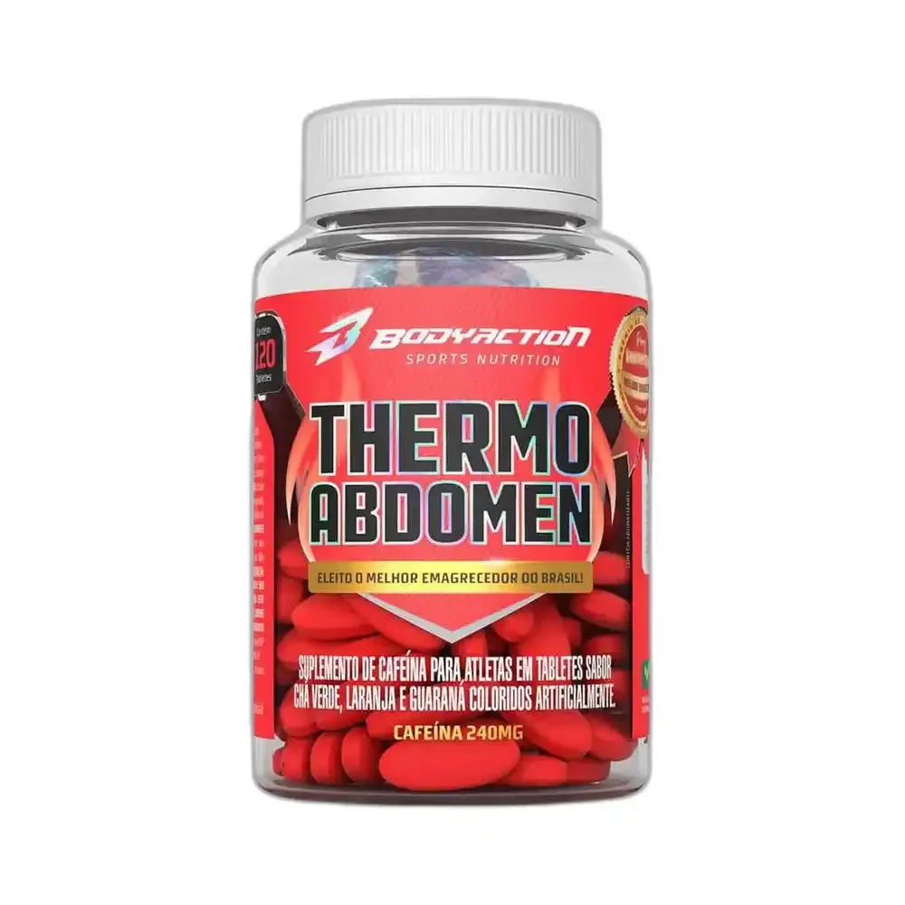 Thermo Abdomen 120 Cápsulas Body Action, 120 Comp — embalagem