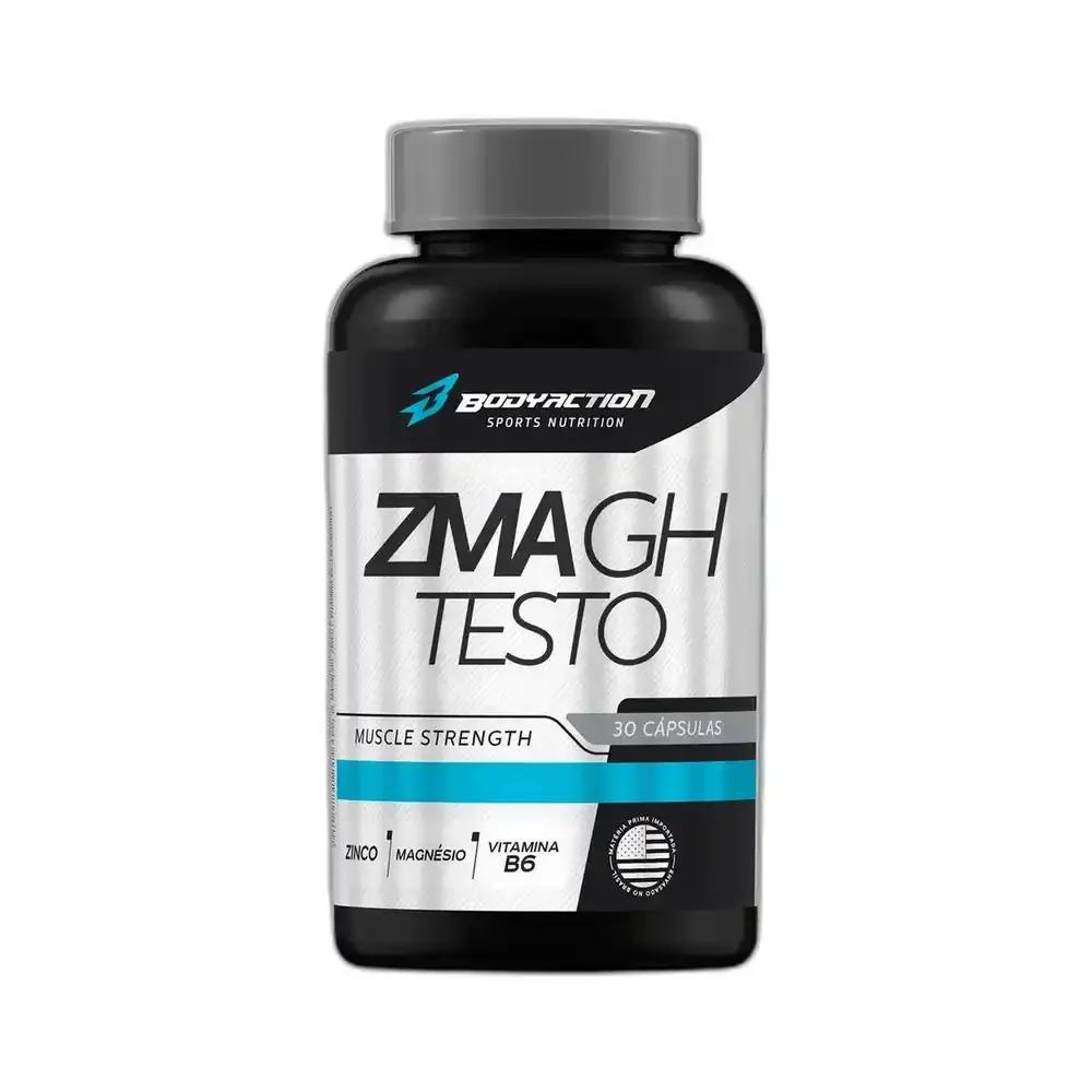 Zma Gh-Testo Body Action, 30 Cápsulas — embalagem