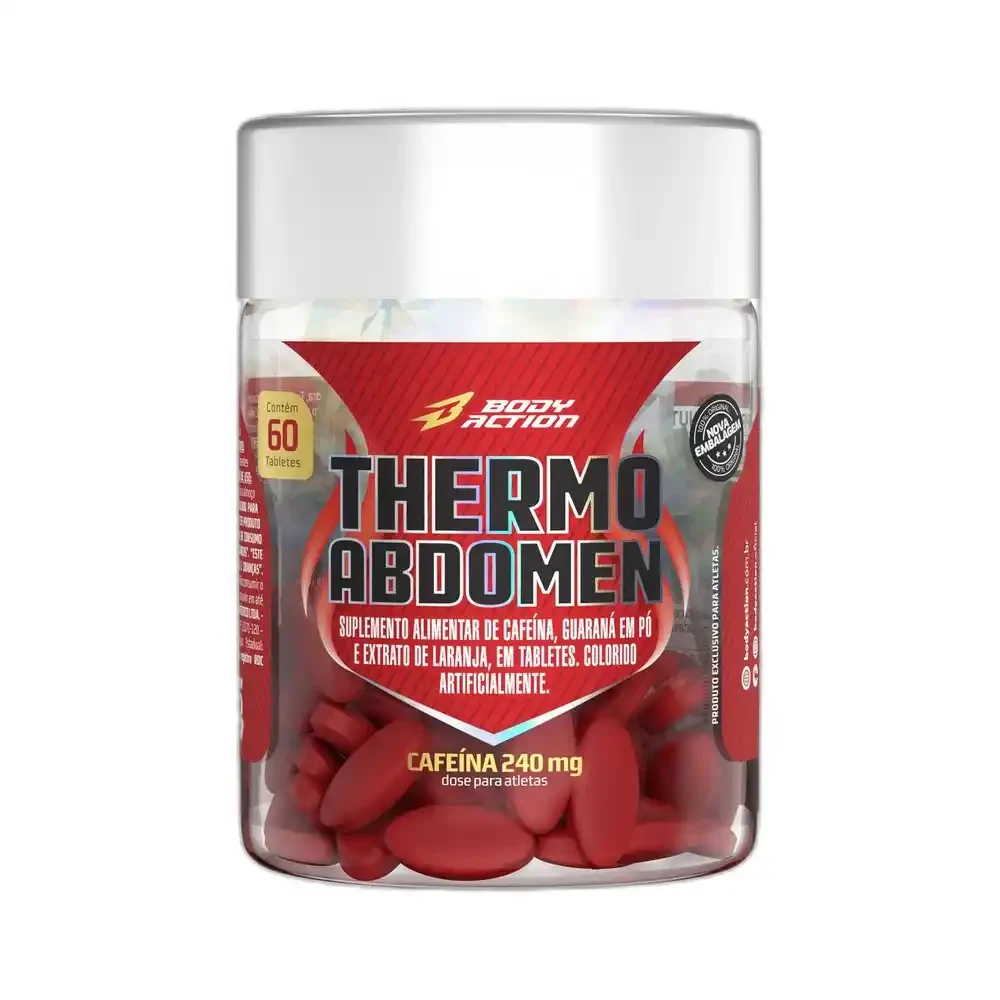 Thermo Abdomen 60 Cápsulas Body Action, 60 Comp — embalagem