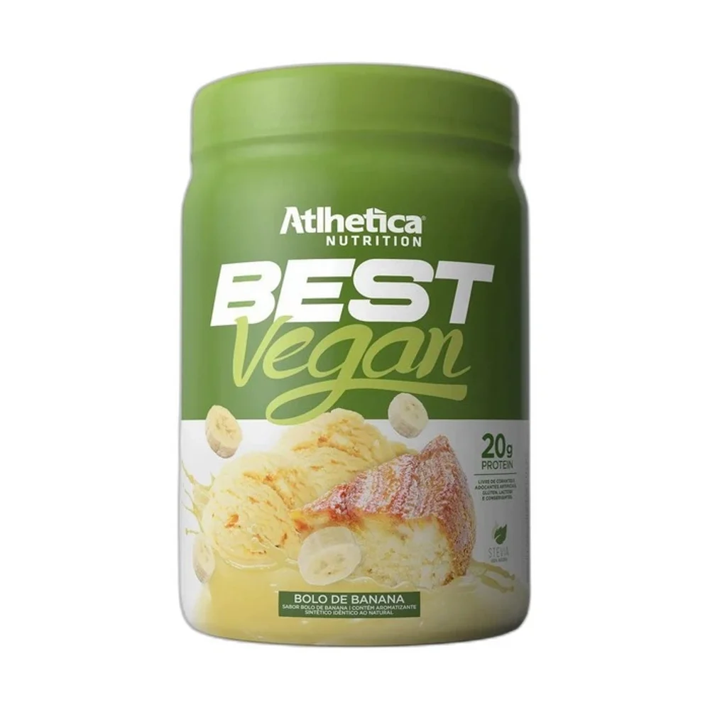 Best Vegan Bolo de banana Atlhetica Nutrition, 500 g — embalagem