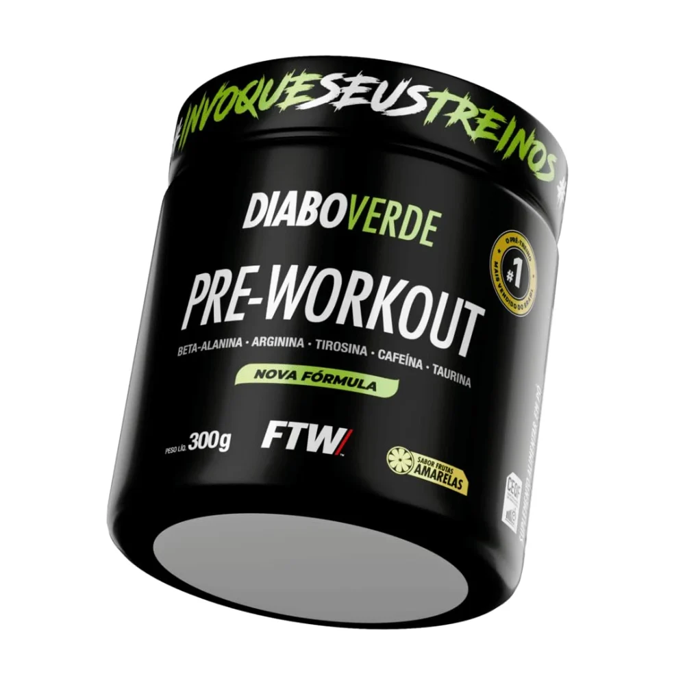 Diabo Verde 300 g frutas amarelas FTW — embalagem