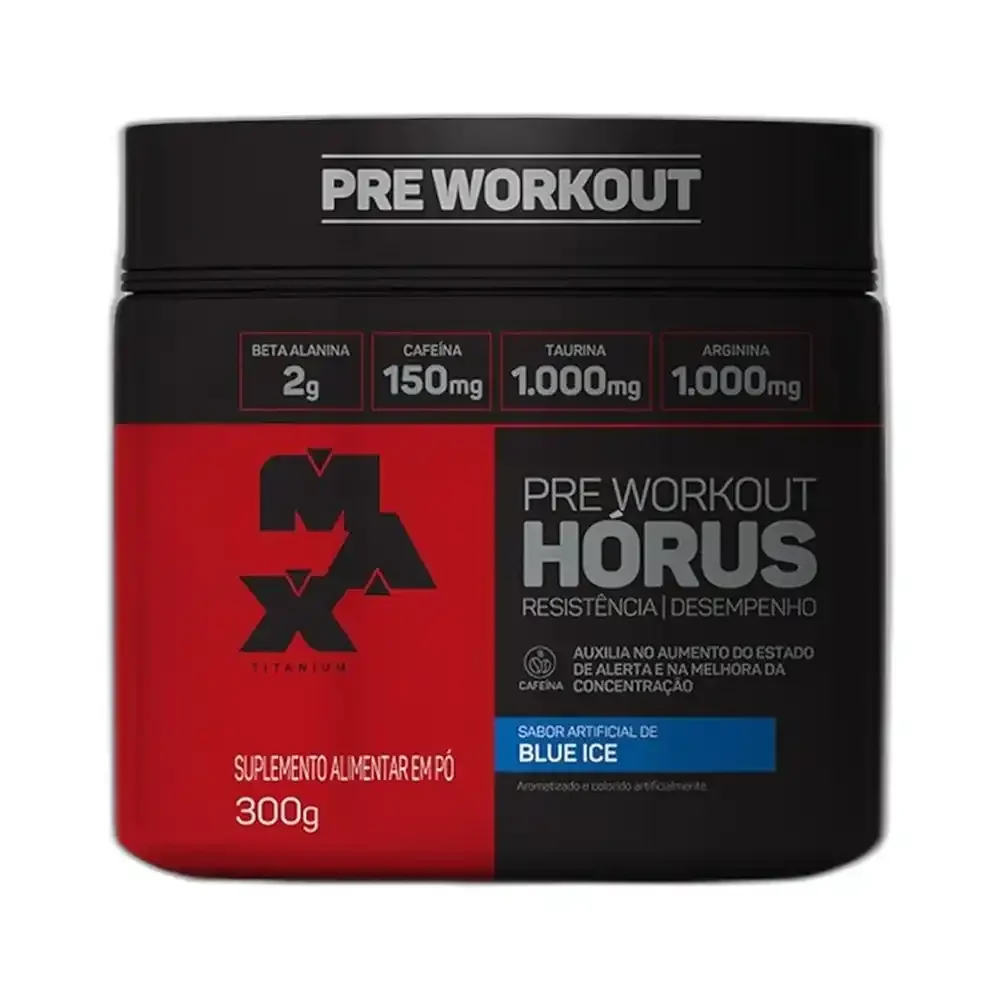 Horus 300 g Blue Ice Max Titanium — embalagem