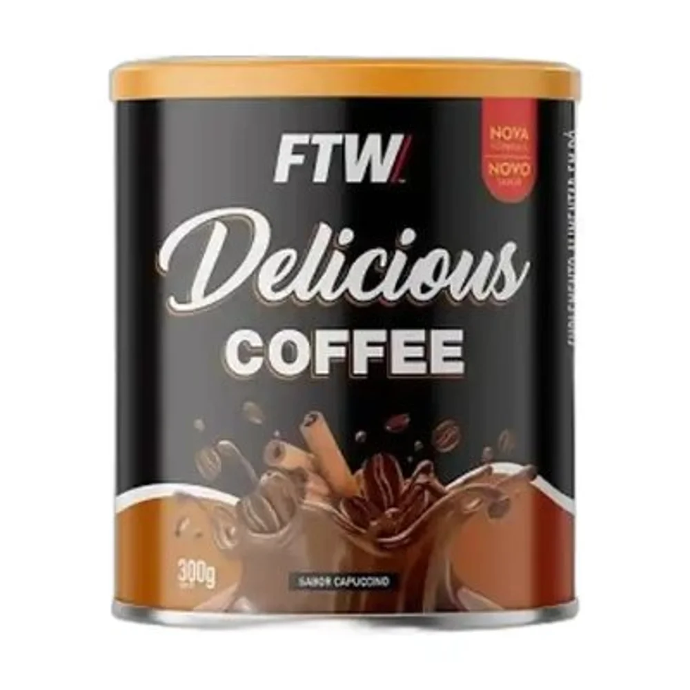 Delicious Coffe - Capuccino FTW, 300 g — embalagem