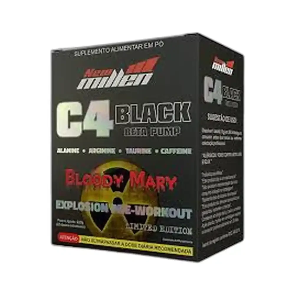 C4 Black Explosion Bloody Mary New Millen, 22 × 10 g — embalagem