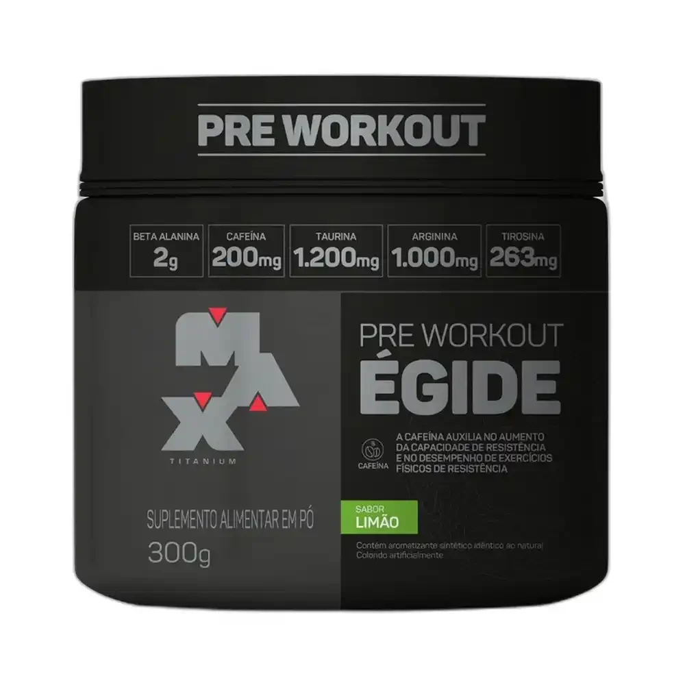Egide limão 300 g Max Titanium — embalagem