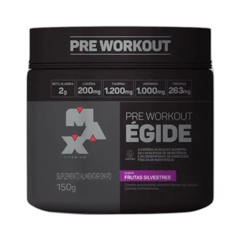 Egide frutas Silvestres 150 g Max Titanium — embalagem