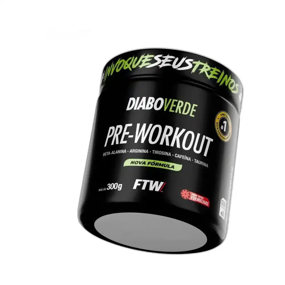Diabo Verde 300 g frutas vermelhas FTW — embalagem
