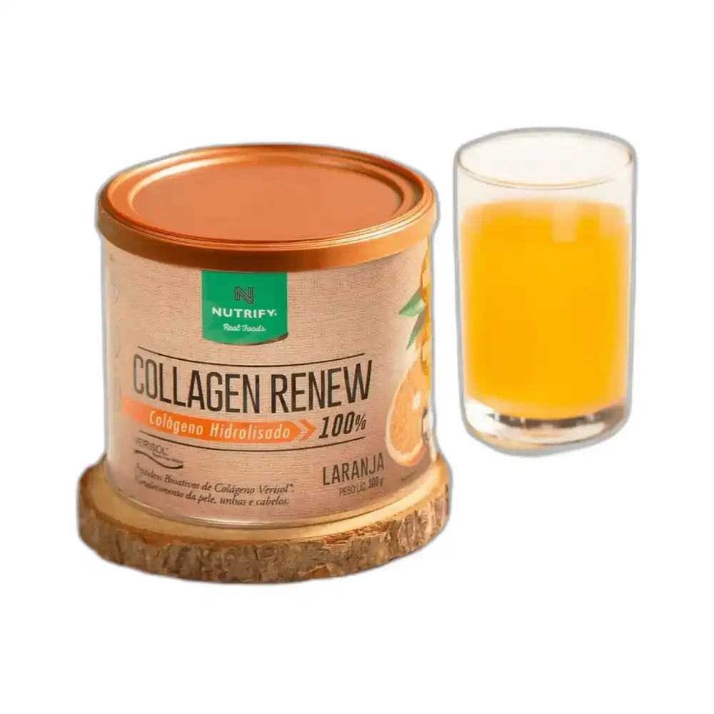 Collagen Renew laranja Nutrify, 300 g — embalagem