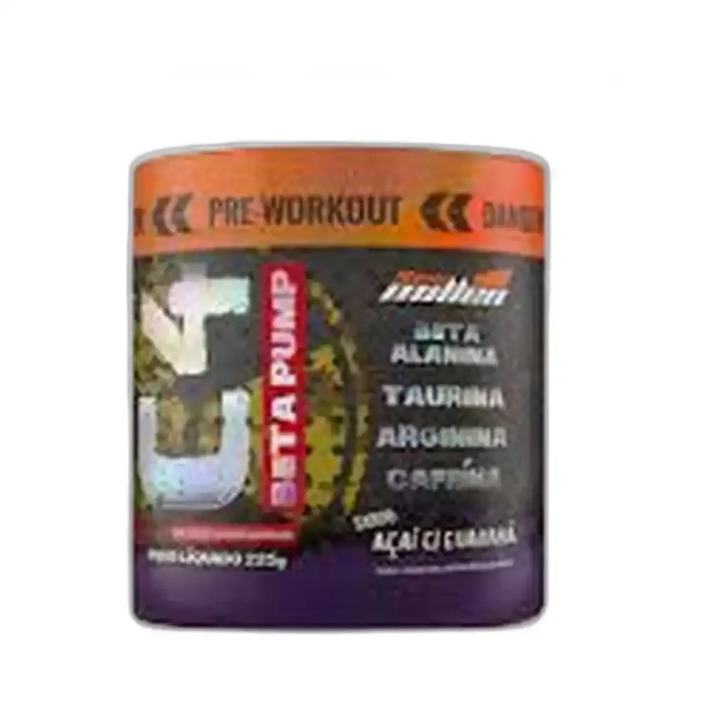 C4 Beta Pump pré-Workout açaí com guaraná New Millen, 225 g — embalagem