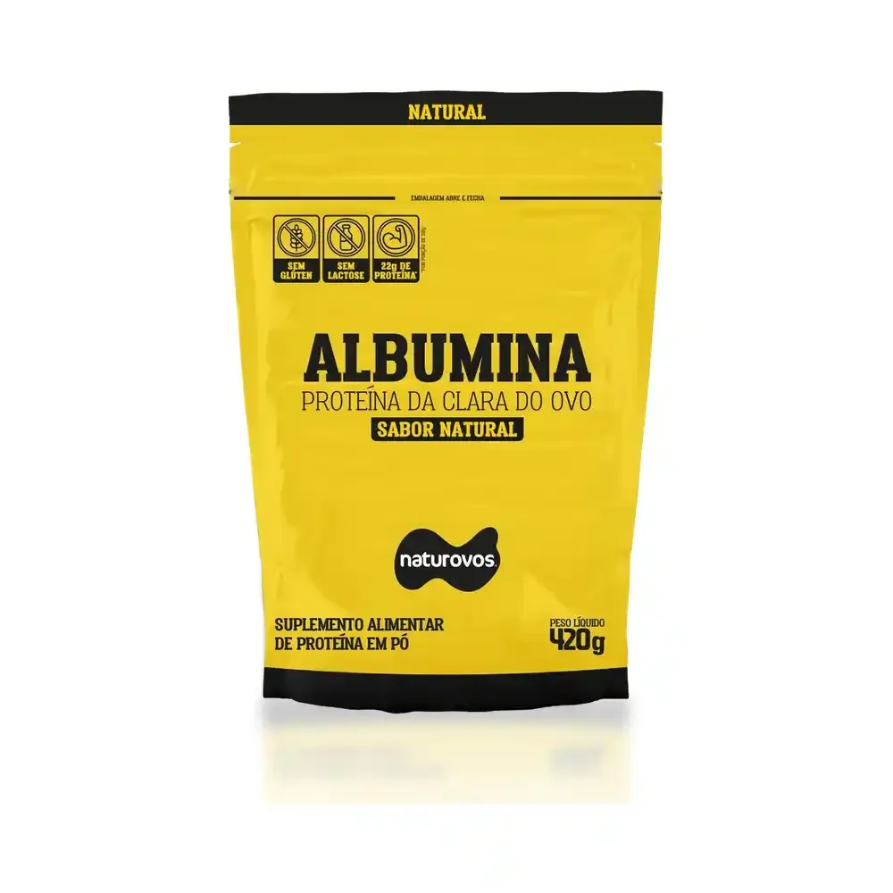 Naturovos Albumina natural UÊVO, 420 g — embalagem