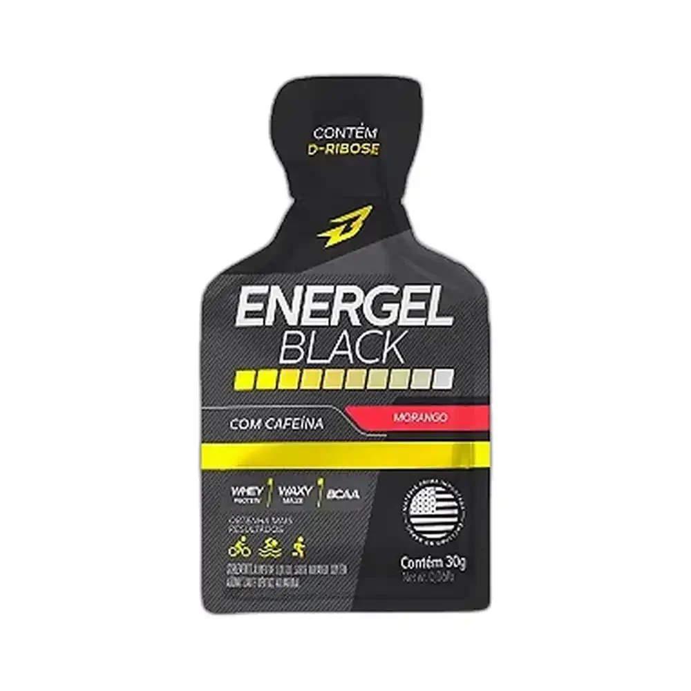 Energel Black morango Body Action, 30 g — embalagem