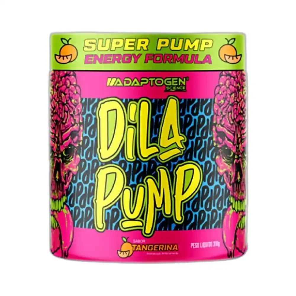Dila Pump tangerina 318 g Adaptogen — embalagem