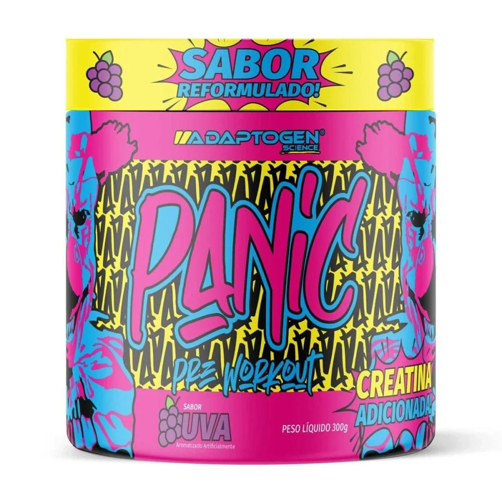 Panic pré Workout uva 300 g Adaptogen — embalagem