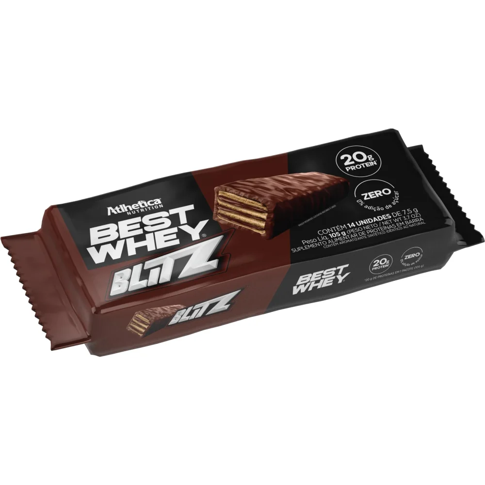 Best Whey Blitz Atlhetica Nutrition 14 × 7,5 g — embalagem