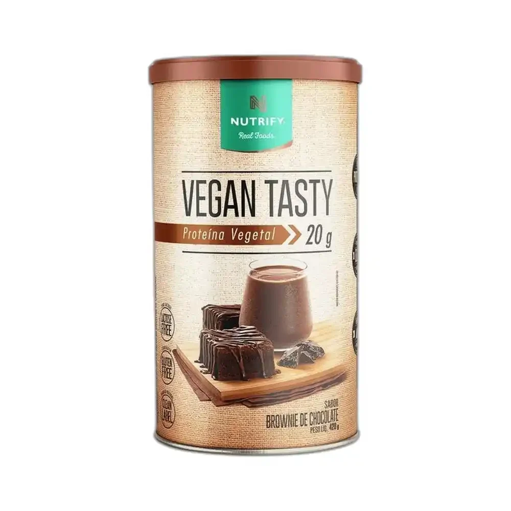 Vegan Tasty Brownie de Chocolate Nutrify 420 g — embalagem