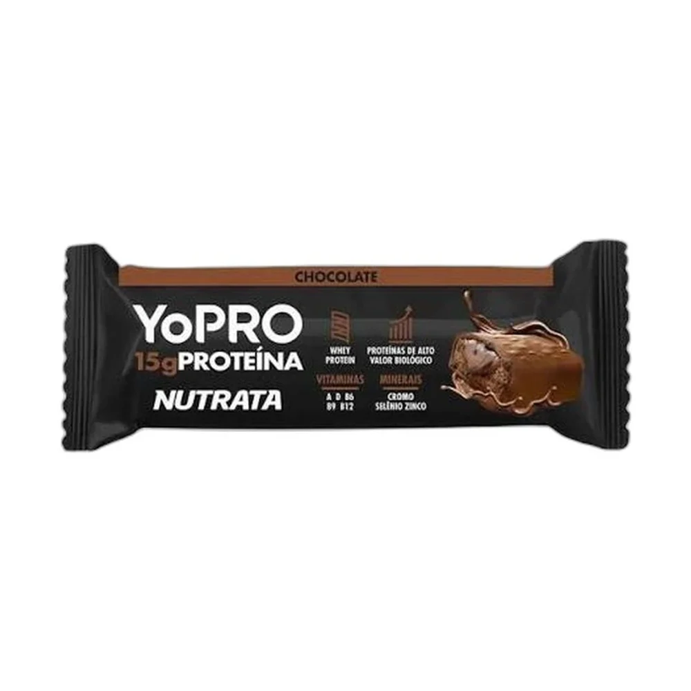 Yopro Bar chocolate Nutrata — embalagem