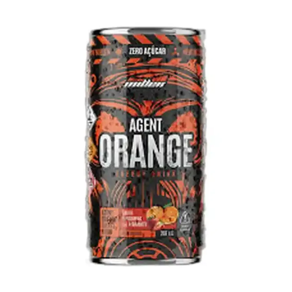 Agent Orange Drink tangerina com morango New Millen, 269 ml — embalagem